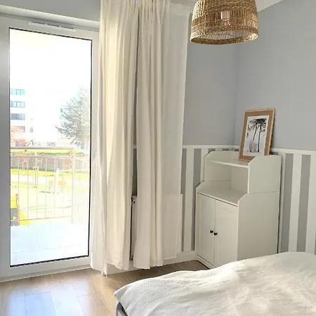 Mieszkanie W Marynarskim Stylu 700m Od Morza Apartament